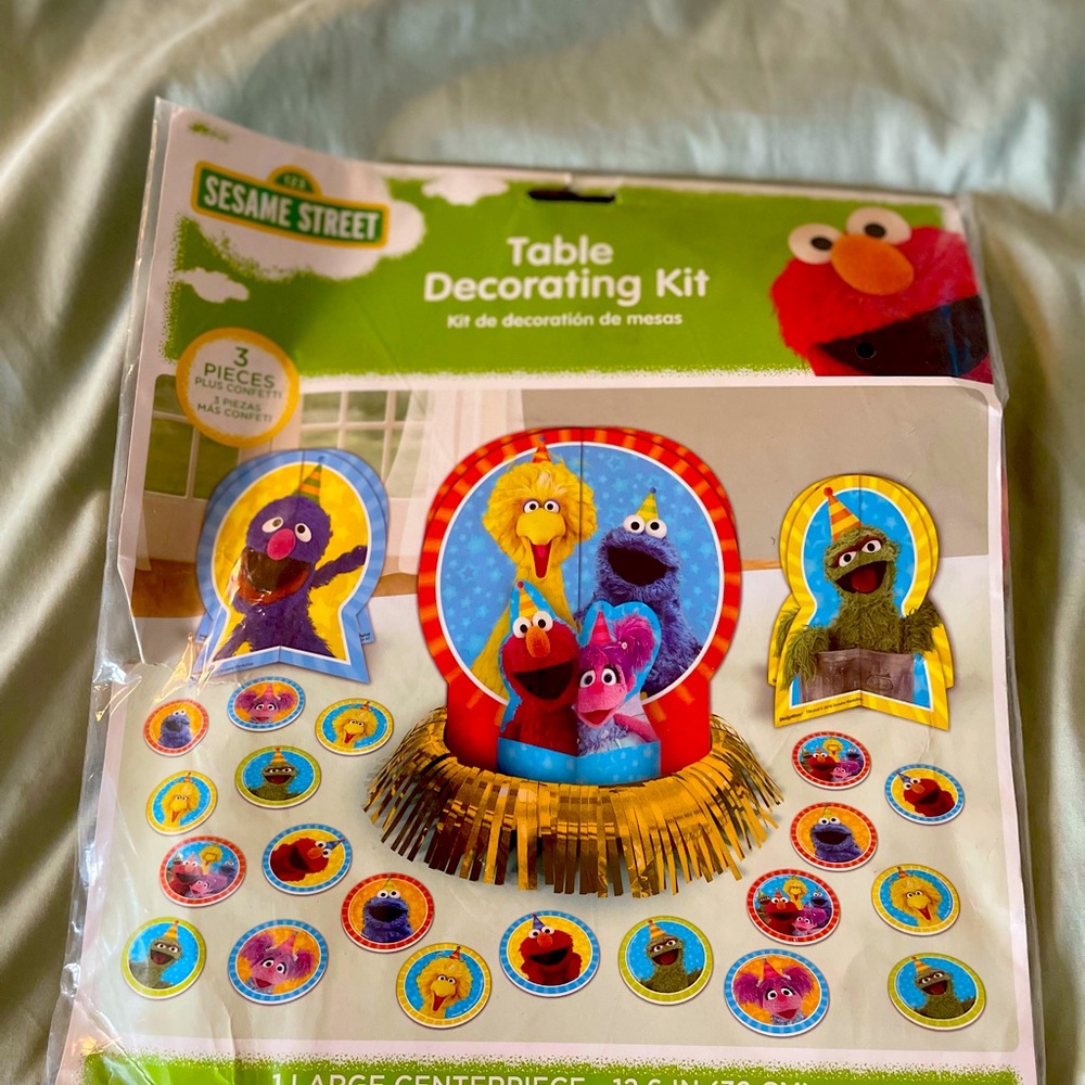 Sesame Street Bday Decor